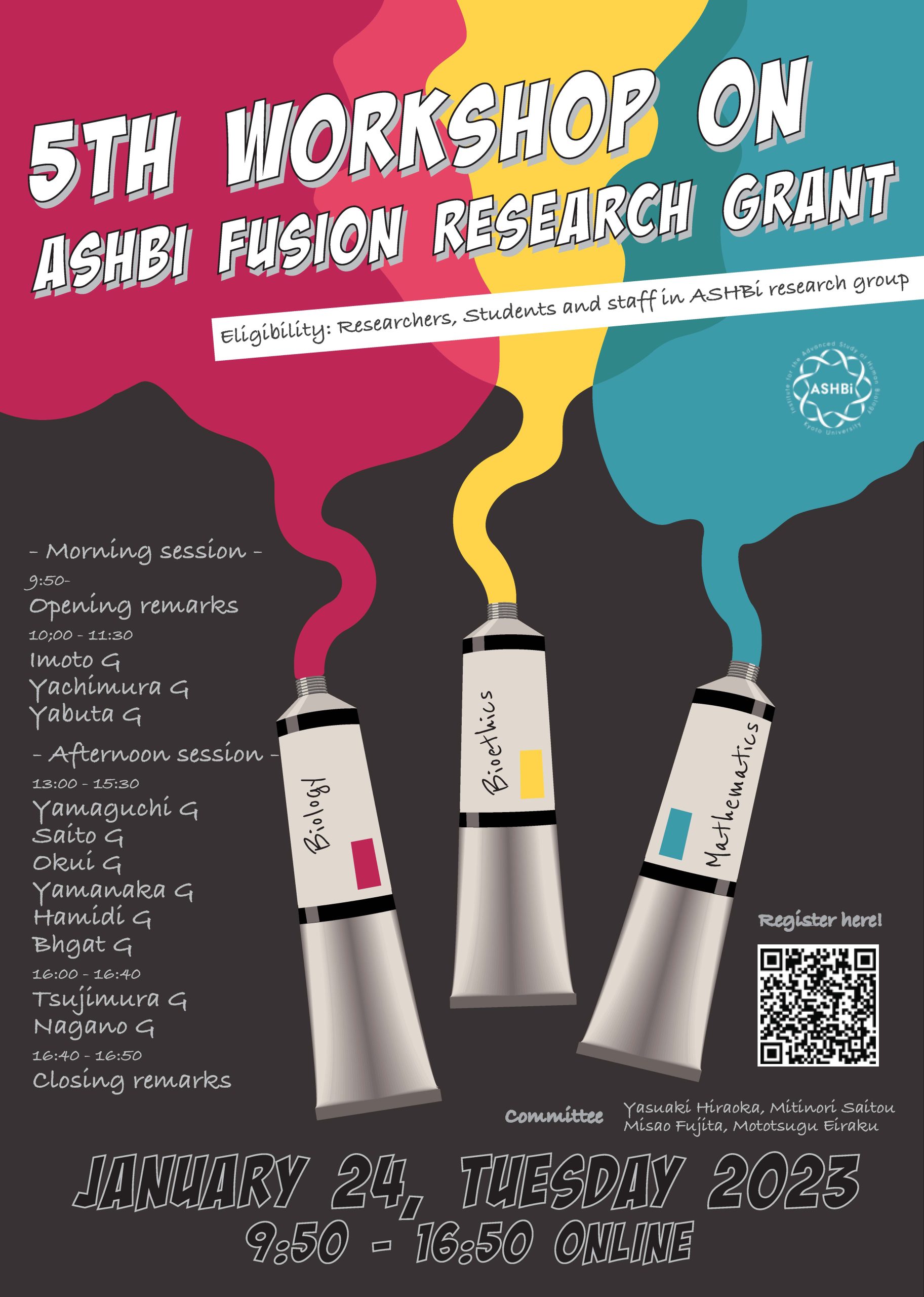 開催報告| ASHBi Fusion Research Grant 第5回 ワークショップ
