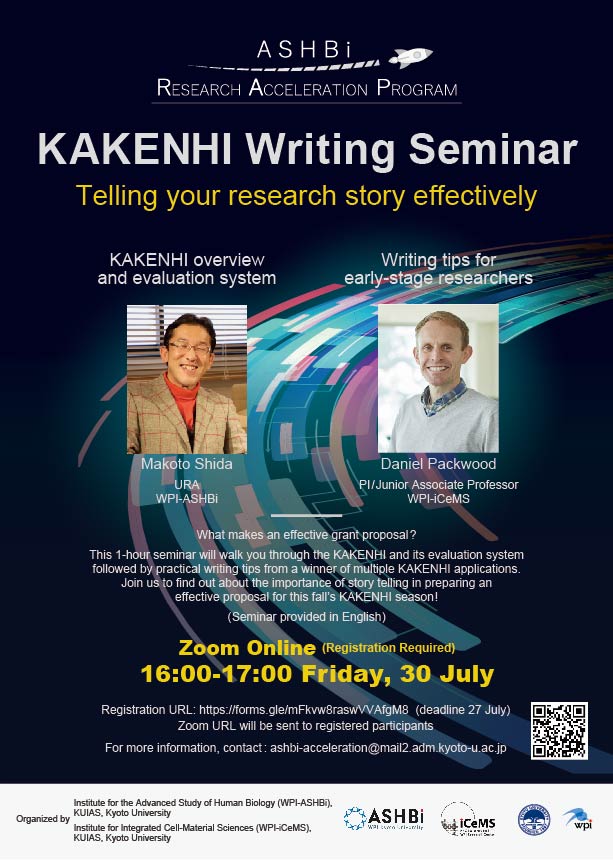 KAKENHI WRITING SEMINAR Telling your research story effectively