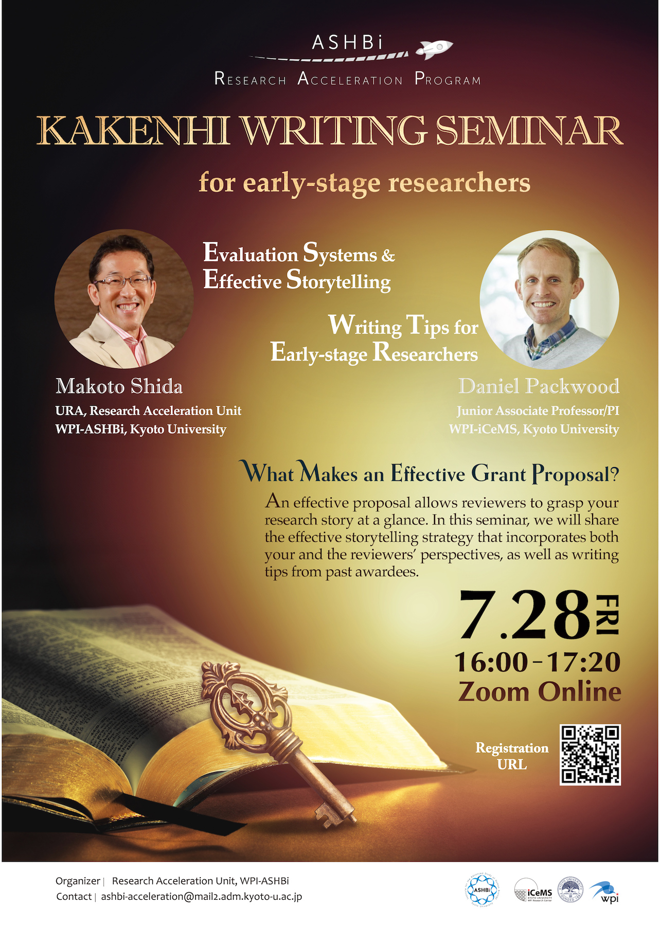 KAKENHI WRITING SEMINAR –  for early-stage researchers