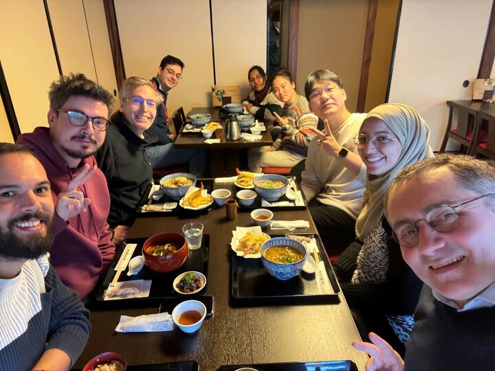 Welcome lunch with Dr. Amel Nasri and Dr. Gil Carraco 2