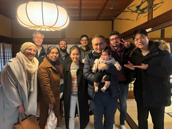 Welcome lunch with Dr. Amel Nasri and Dr. Gil Carraco 1