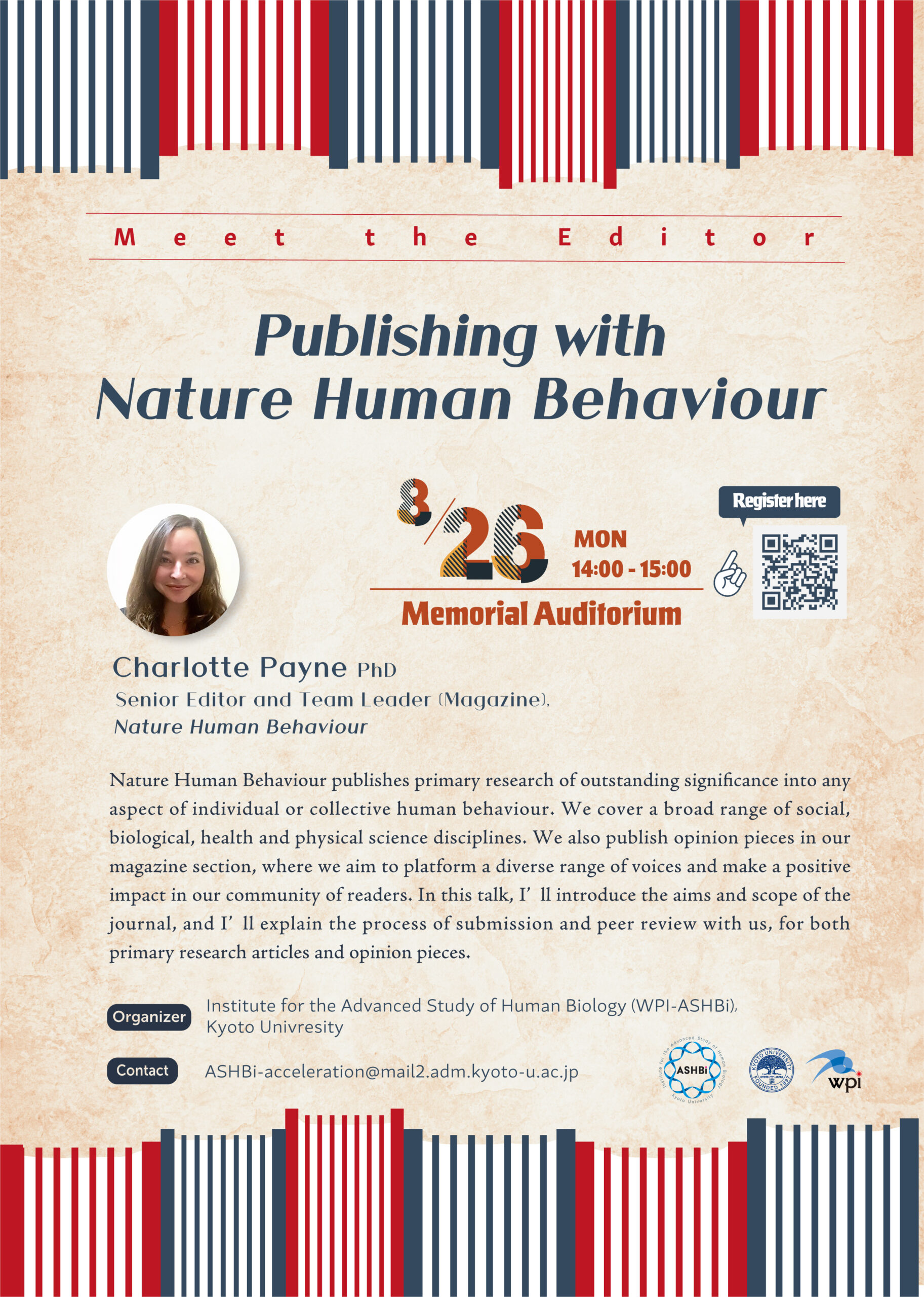 Meet the Editor – Publishing with <i>Nature Human Behaviour</i>