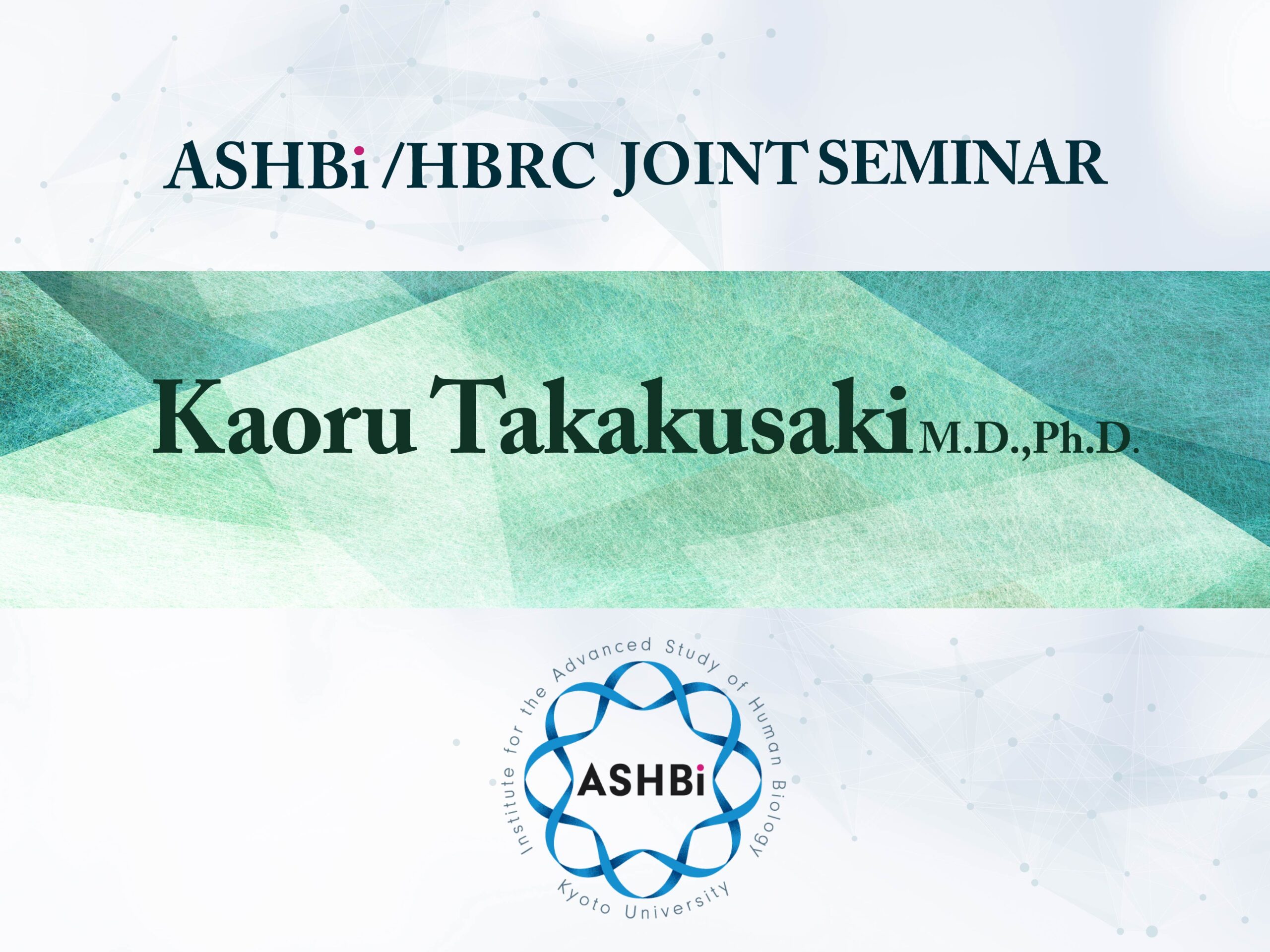 Dr. Kaoru Takakusaki from Asahikawa Medical University