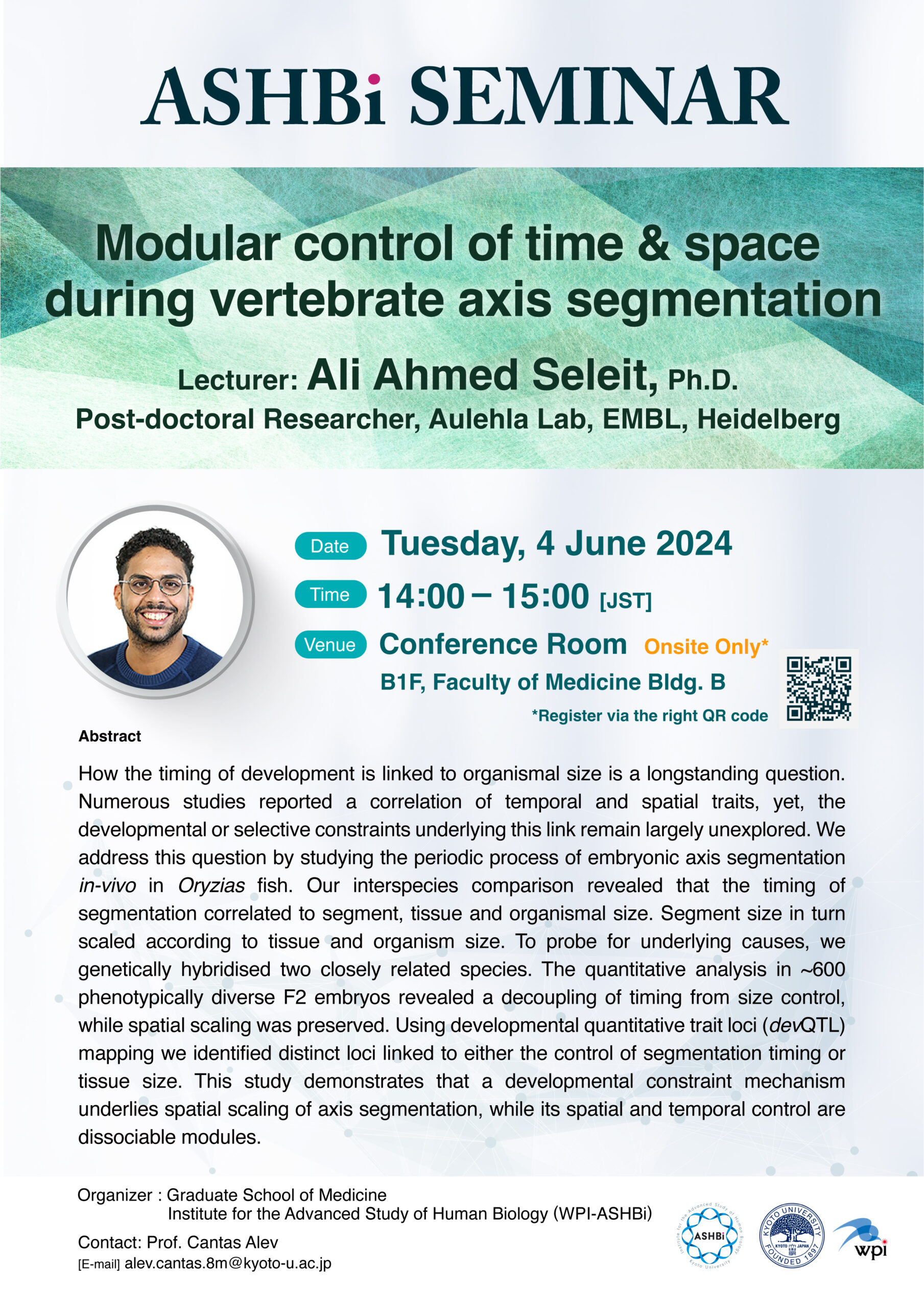 ASHBi Seminar (Dr. Ali Ahmed Seleit)