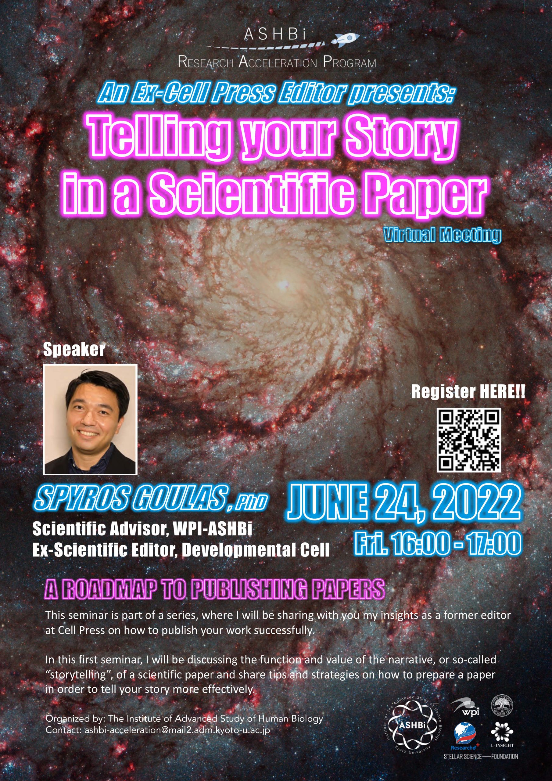 An Ex-Cell Press Editor presents: Telling your Story in a Scientific Paper Flyer