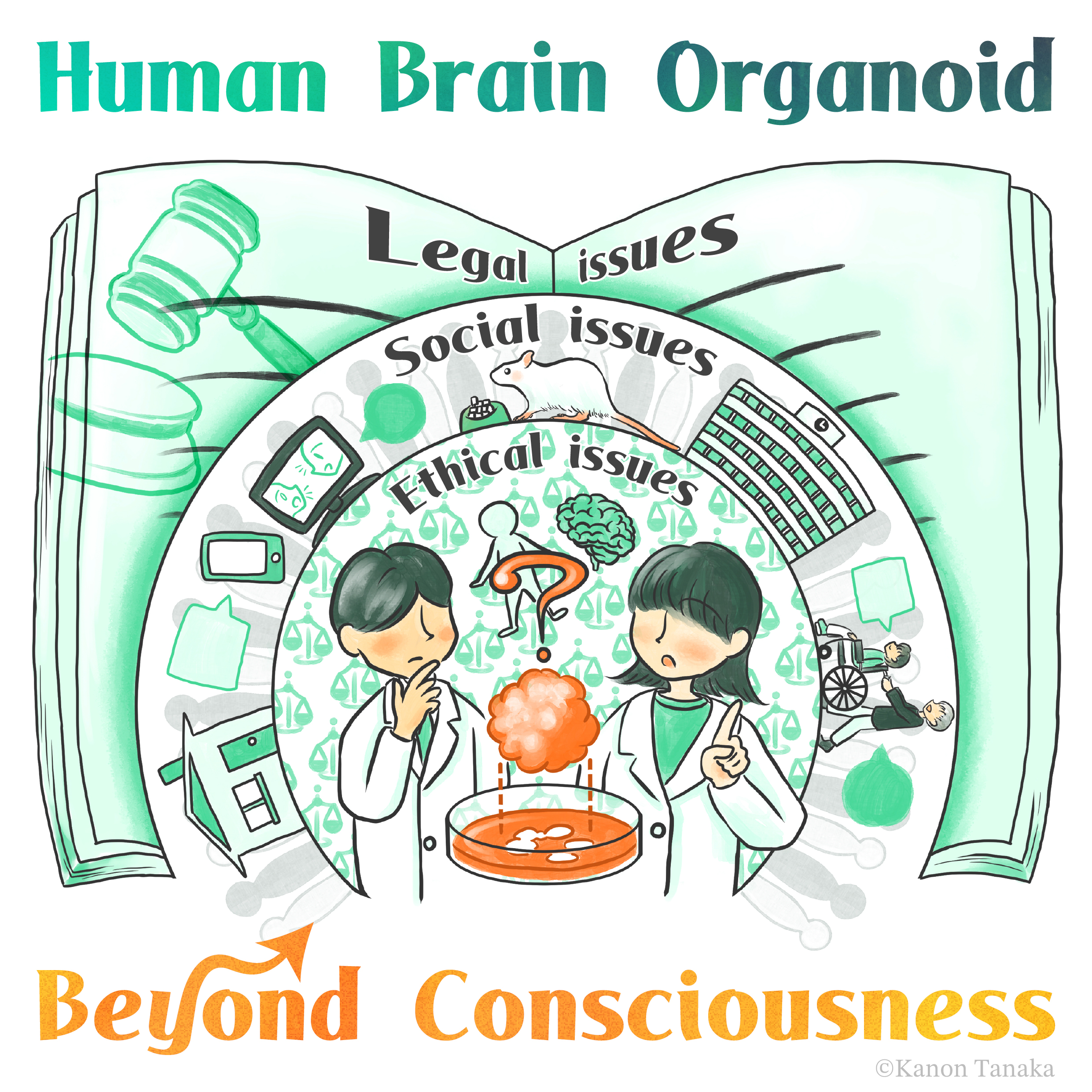 Ethical, legal, and social challenges of human brain organoid research